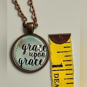 Beautiful Grace Upon Grace Pendant Necklace